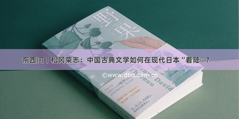 东西问丨松冈荣志：中国古典文学如何在现代日本“着陆”？