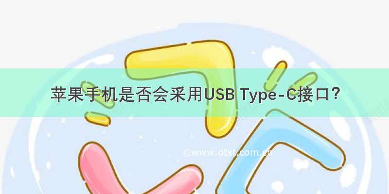 苹果手机是否会采用USB Type-C接口？